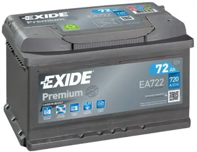 АКУМУЛАТОР EXIDE PREMIUM 72AH EXIDE