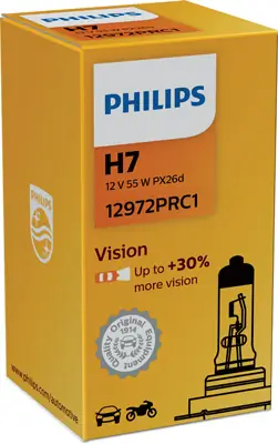 КРУШКА H7 Vision 12V 55W PX26d PHILIPS