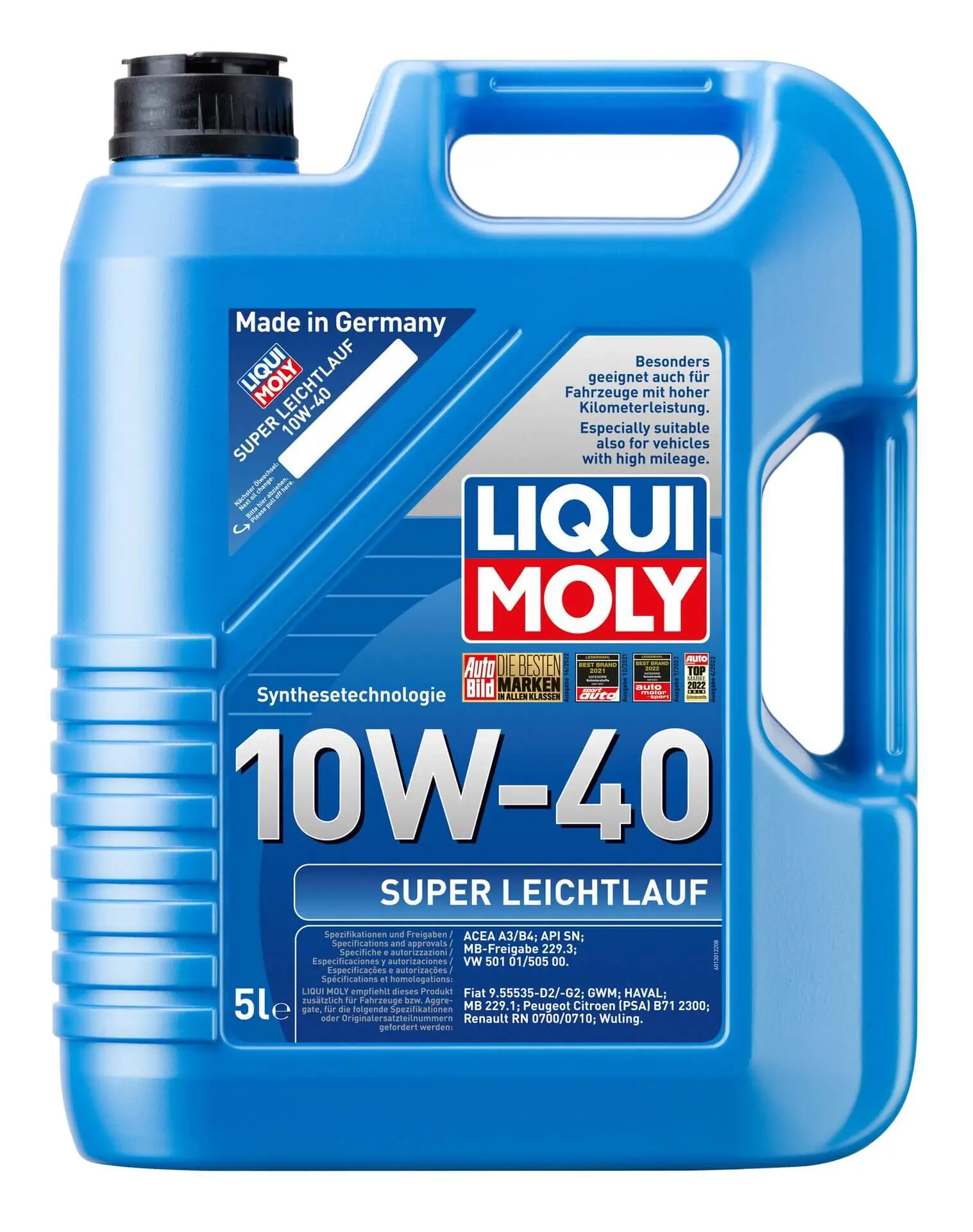 LIQUI MOLY SUPER LEICHTLAUF 10W-40 5L LIQUI MOLY