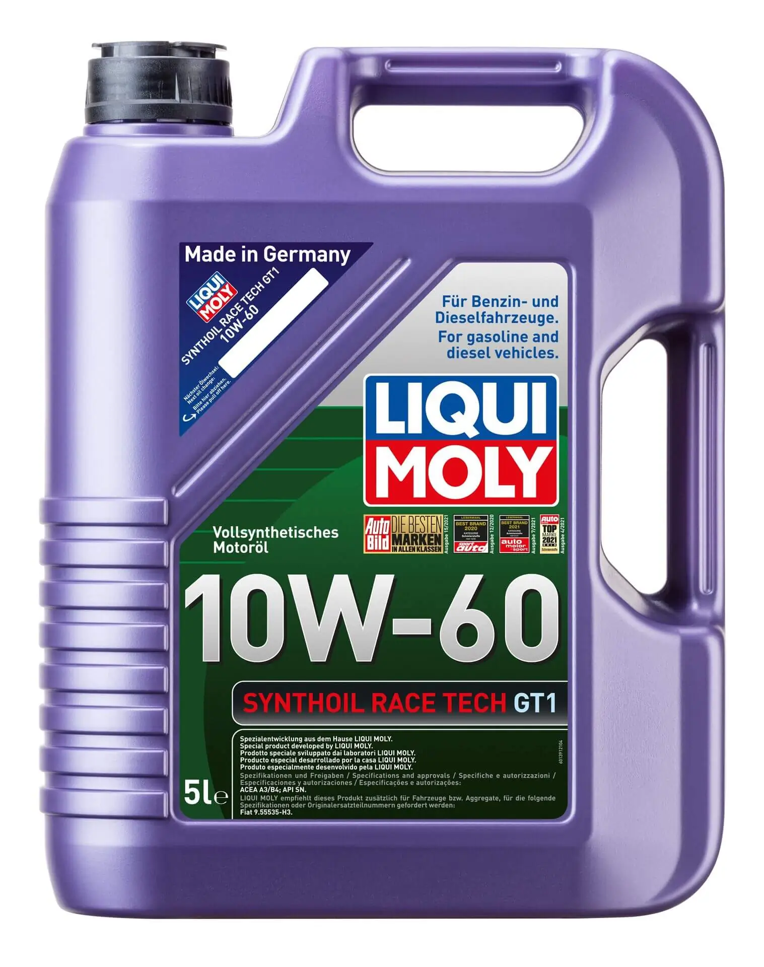 LIQUI MOLY Synthoil RT GT1 10W-60 5L LIQUI MOLY