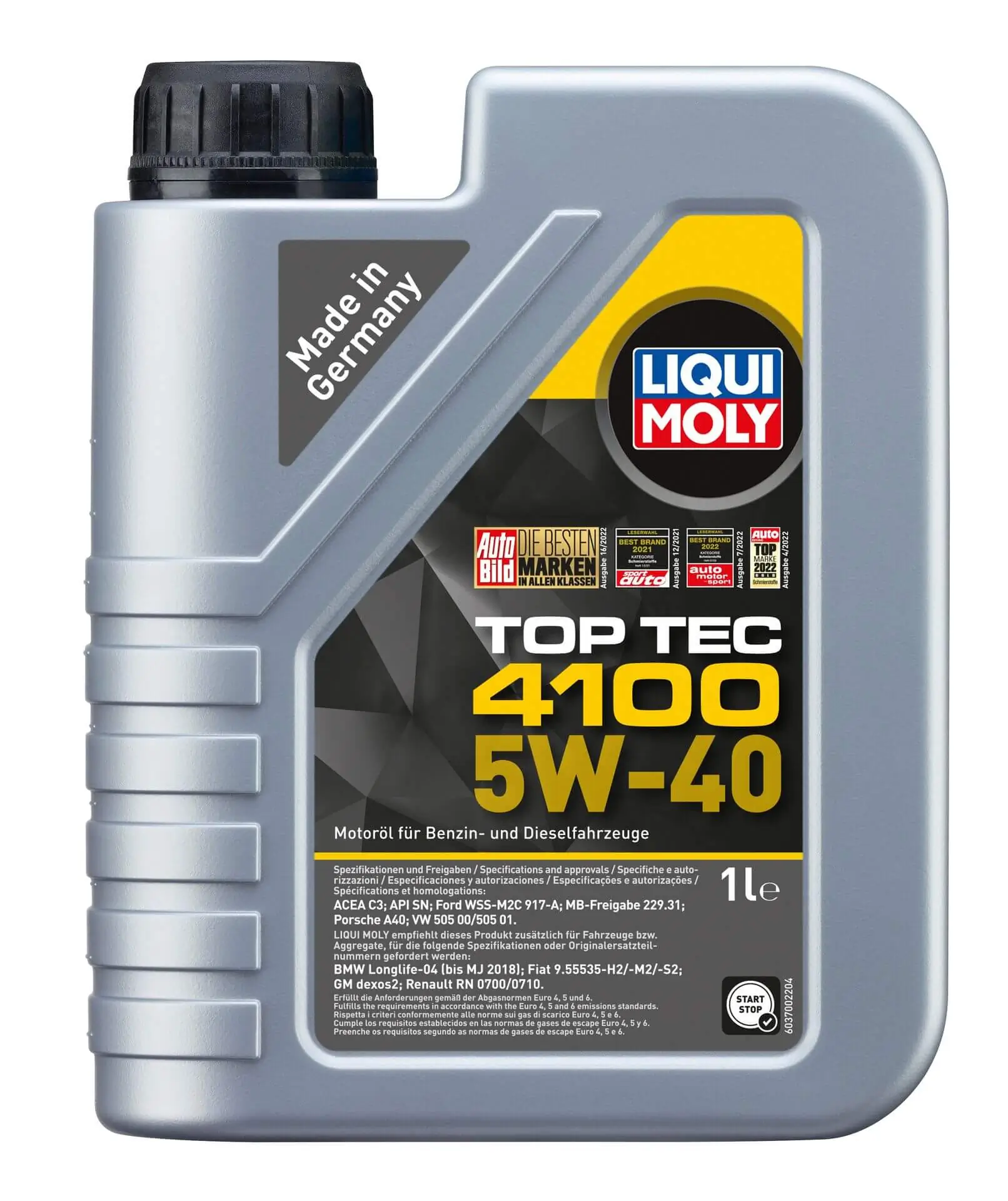 LIQUI MOLY TOP TEC 4100 5W-40 1L