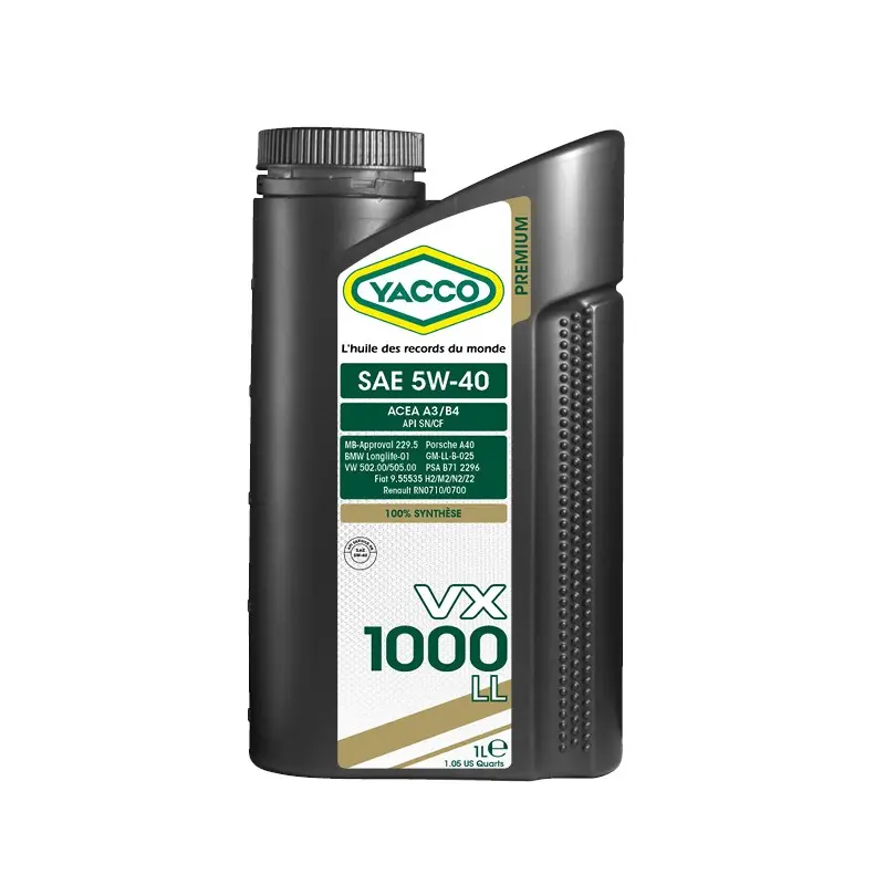 YACCO VX 1000 LL 5W-40 1L YACCO