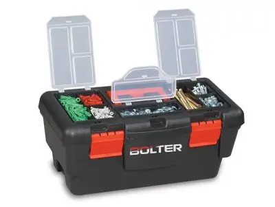 Кутия за инструменти с органайзер, пластмасова, 16 " BOLTER