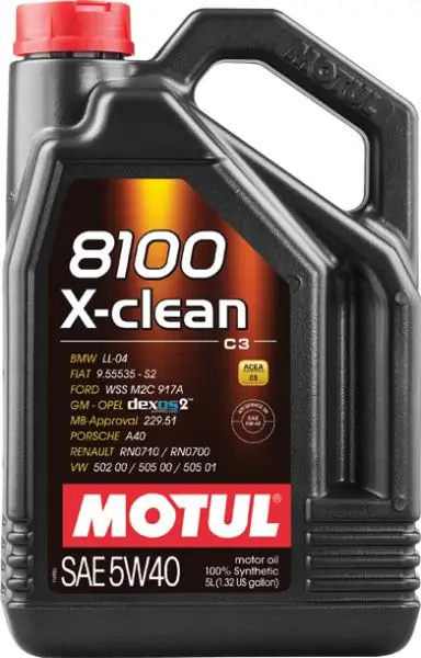 MOTUL 8100 X-CLEAN 5W-40 5L