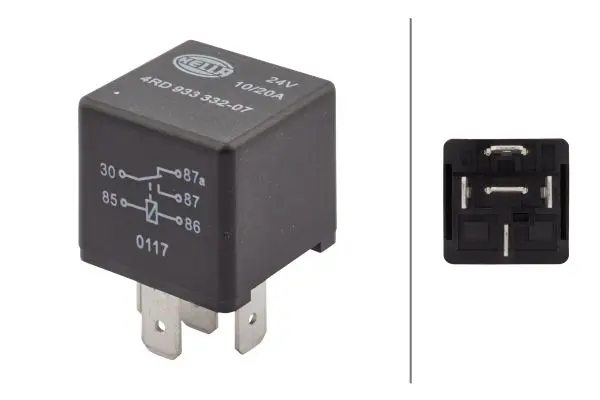 реле, работен ток HELLA               