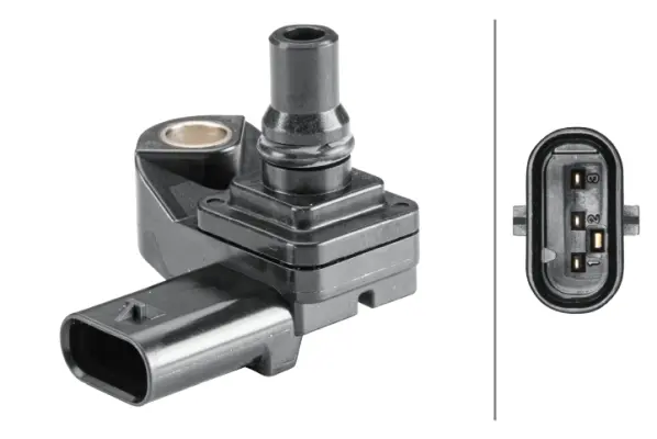 датчик, налягане при принудително пълнене HELLA               