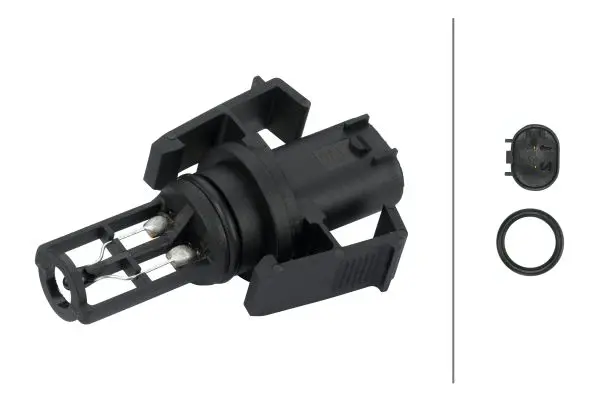 датчик, температура на входящия въздух HELLA               