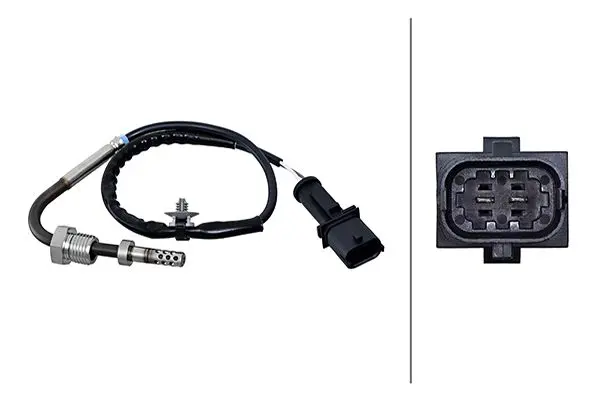 датчик, температура на изгорелите газове HELLA               