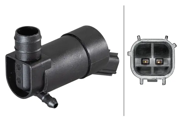 водна помпа за миещо устр., почистване на стъклата HELLA               