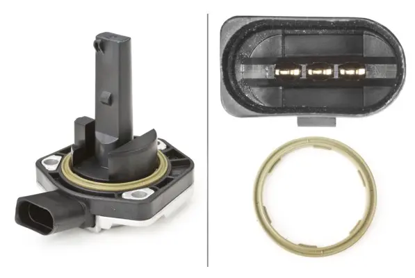 датчик, ниво на маслото в двигателя HELLA               