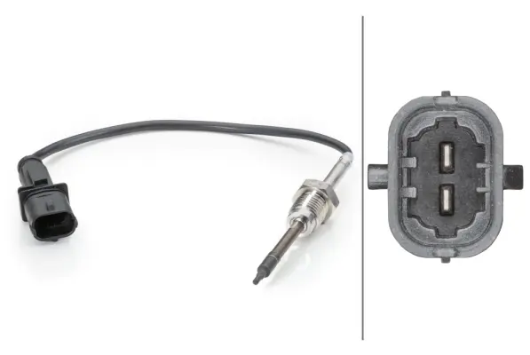 датчик, температура на изгорелите газове HELLA               