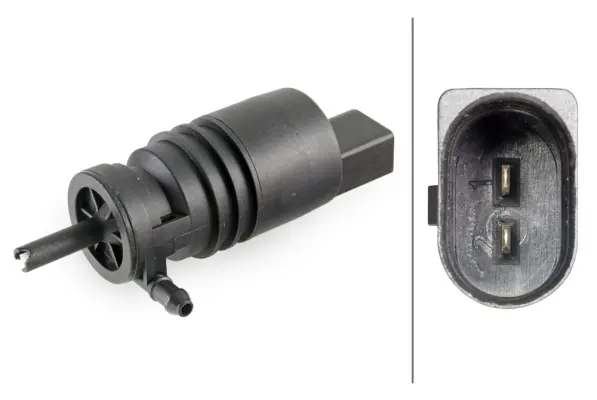 водна помпа за миещо устр., почистване на стъклата HELLA               