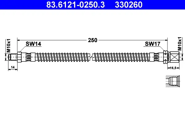 спирачен маркуч ATE                 