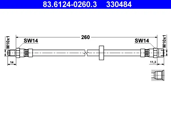 спирачен маркуч ATE                 
