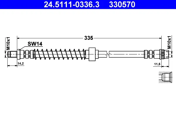 спирачен маркуч ATE                 