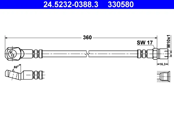 спирачен маркуч ATE                 