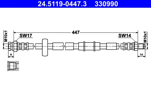 спирачен маркуч ATE                 
