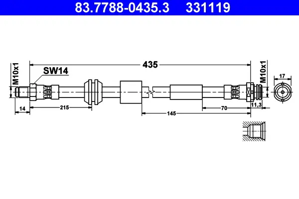 спирачен маркуч ATE                 