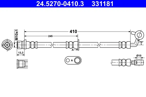 спирачен маркуч ATE                 