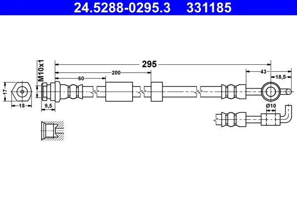 спирачен маркуч ATE                 