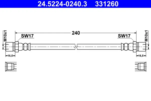 спирачен маркуч ATE                 