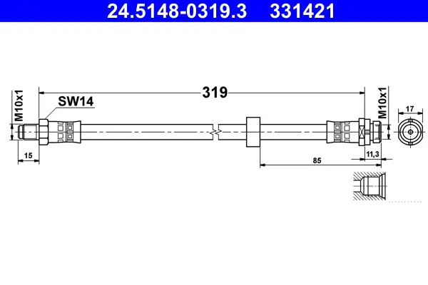 спирачен маркуч ATE                 