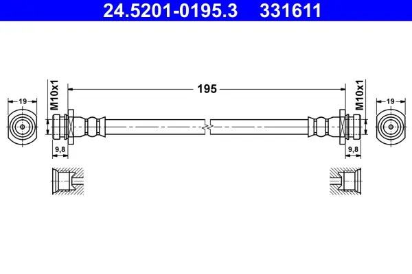 спирачен маркуч ATE                 