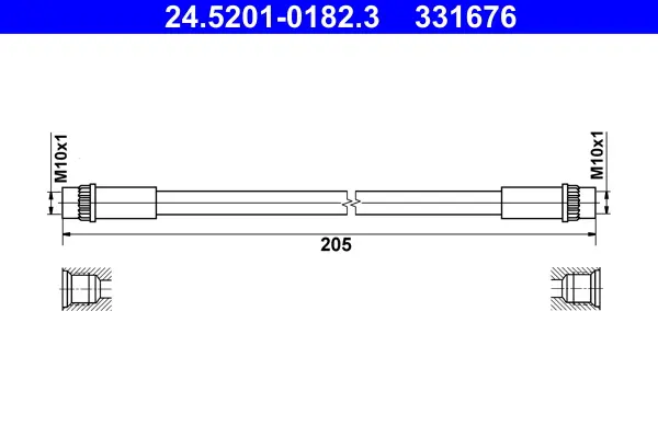 спирачен маркуч ATE                 