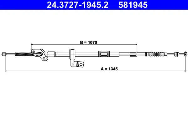 жило, ръчна спирачка ATE                 