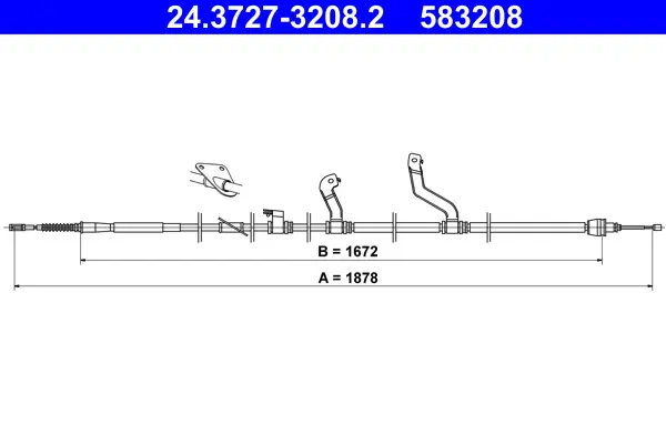жило, ръчна спирачка ATE                 