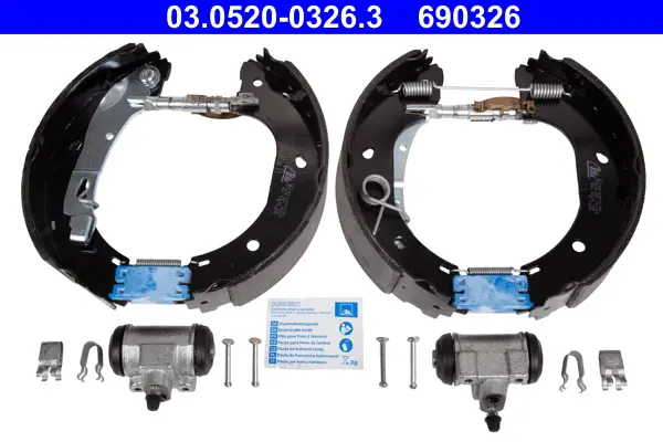 комплект спирачна челюст ATE                 