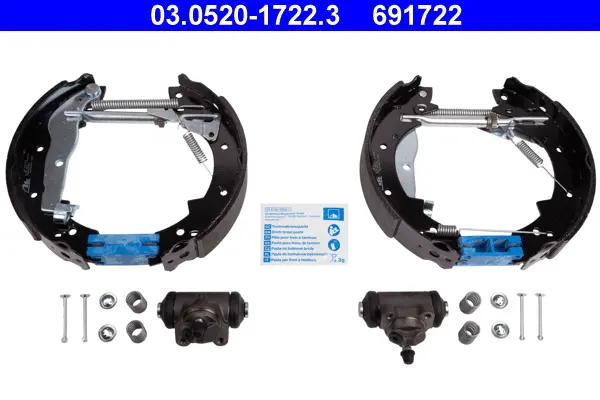 комплект спирачна челюст ATE                 