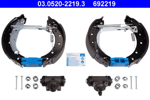 комплект спирачна челюст ATE                 