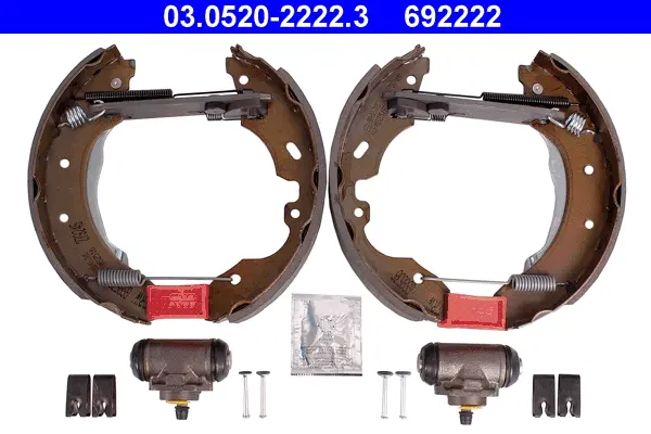 комплект спирачна челюст ATE                 