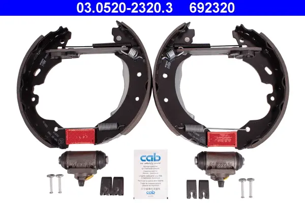 комплект спирачна челюст ATE                 