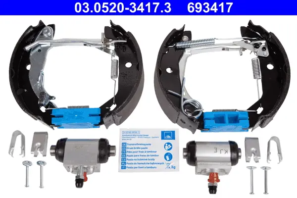 комплект спирачна челюст ATE                 