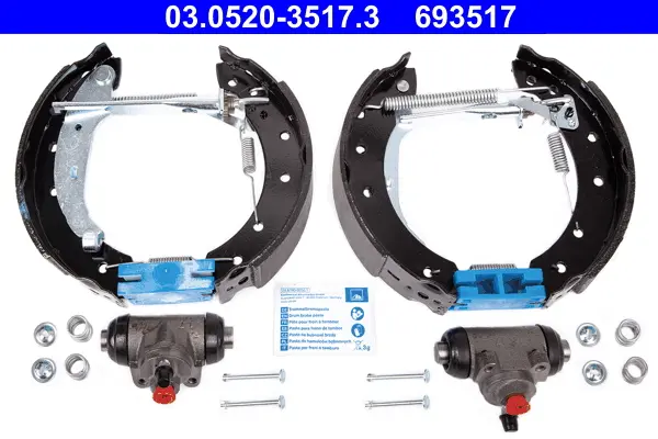 комплект спирачна челюст ATE                 