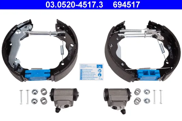 комплект спирачна челюст ATE                 