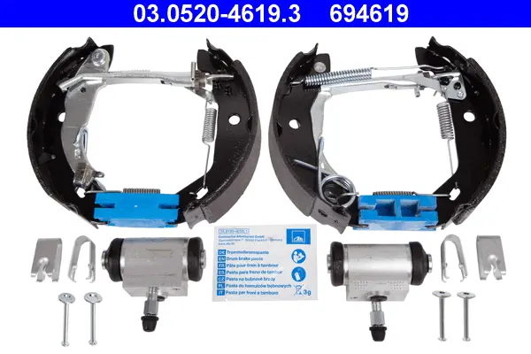 комплект спирачна челюст ATE                 