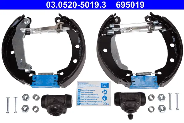 комплект спирачна челюст ATE                 