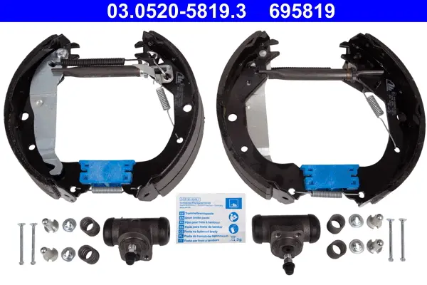 комплект спирачна челюст ATE                 