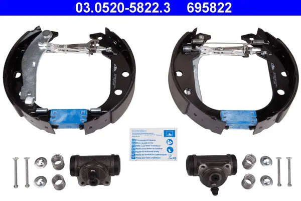 комплект спирачна челюст ATE                 