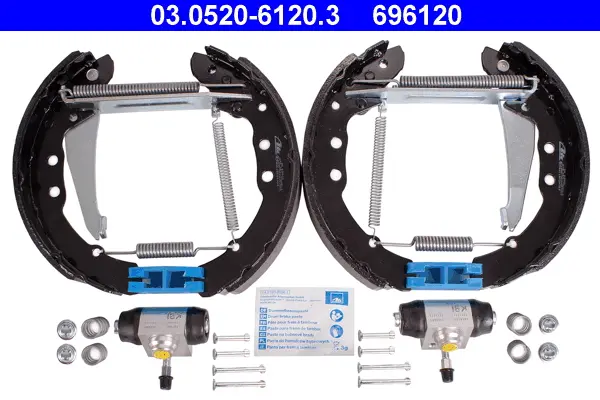 комплект спирачна челюст ATE                 