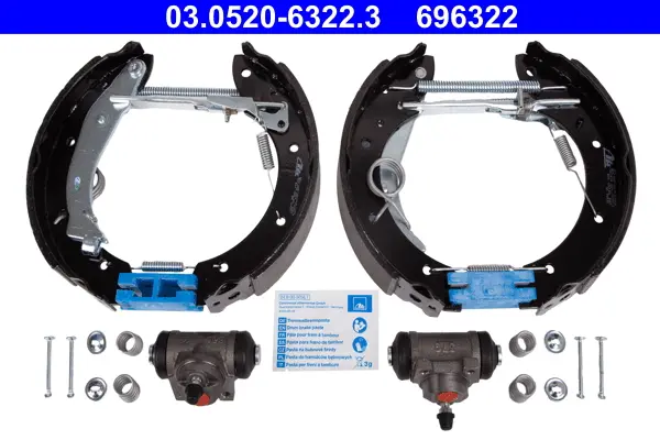 комплект спирачна челюст ATE                 