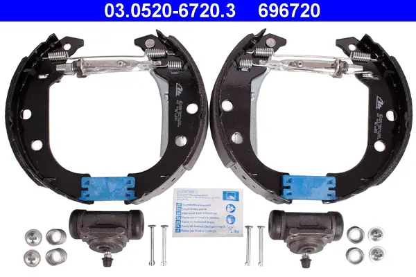 комплект спирачна челюст ATE                 