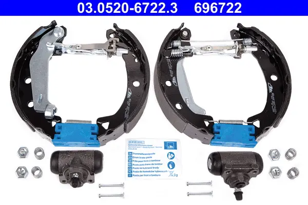 комплект спирачна челюст ATE                 