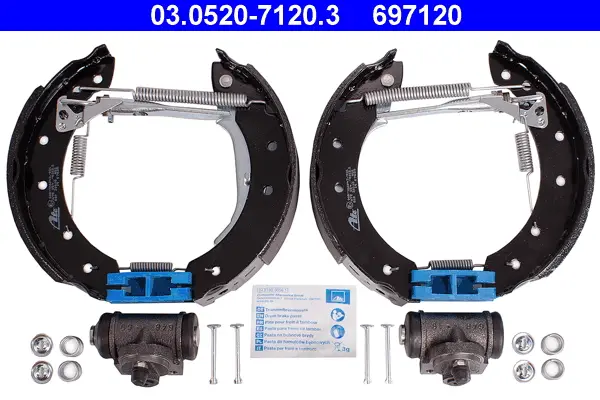 комплект спирачна челюст ATE                 
