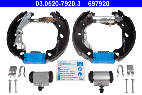комплект спирачна челюст ATE                 