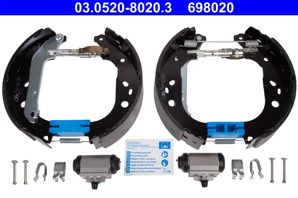 комплект спирачна челюст ATE                 