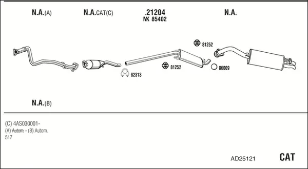 Изпускателна система WALKER              